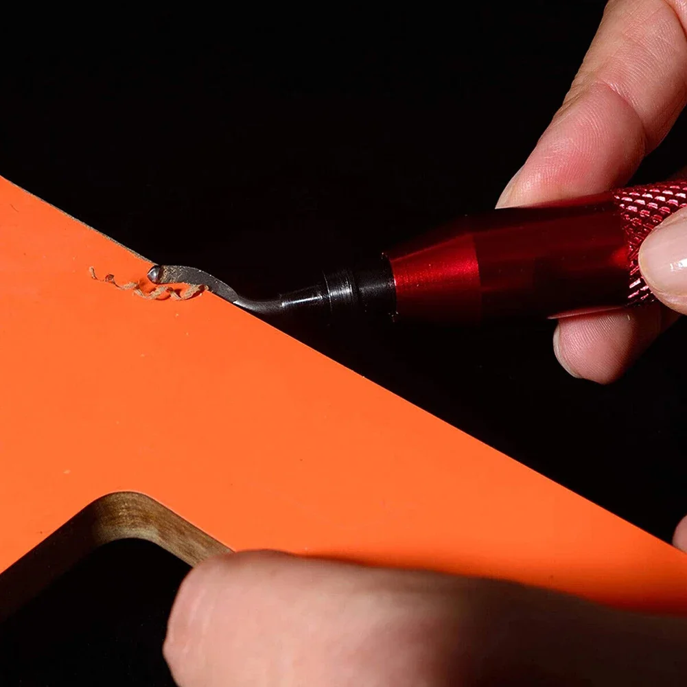 

Approx.128x12mm 5.04x0.47in Deburring Remover Tool Plastic Rubber 360-degree Rotating Handle Convenient Handle