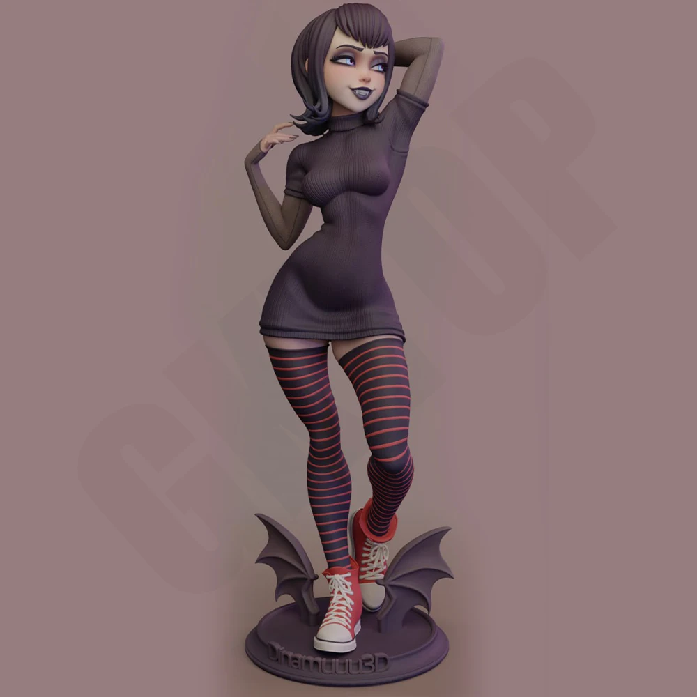 NSFW Belle Mavis – figurine en résine pour fille Sexy, jouet artisanal de collection, Statue de réduction Miniature non assemblée, Kit non peint, 1/24