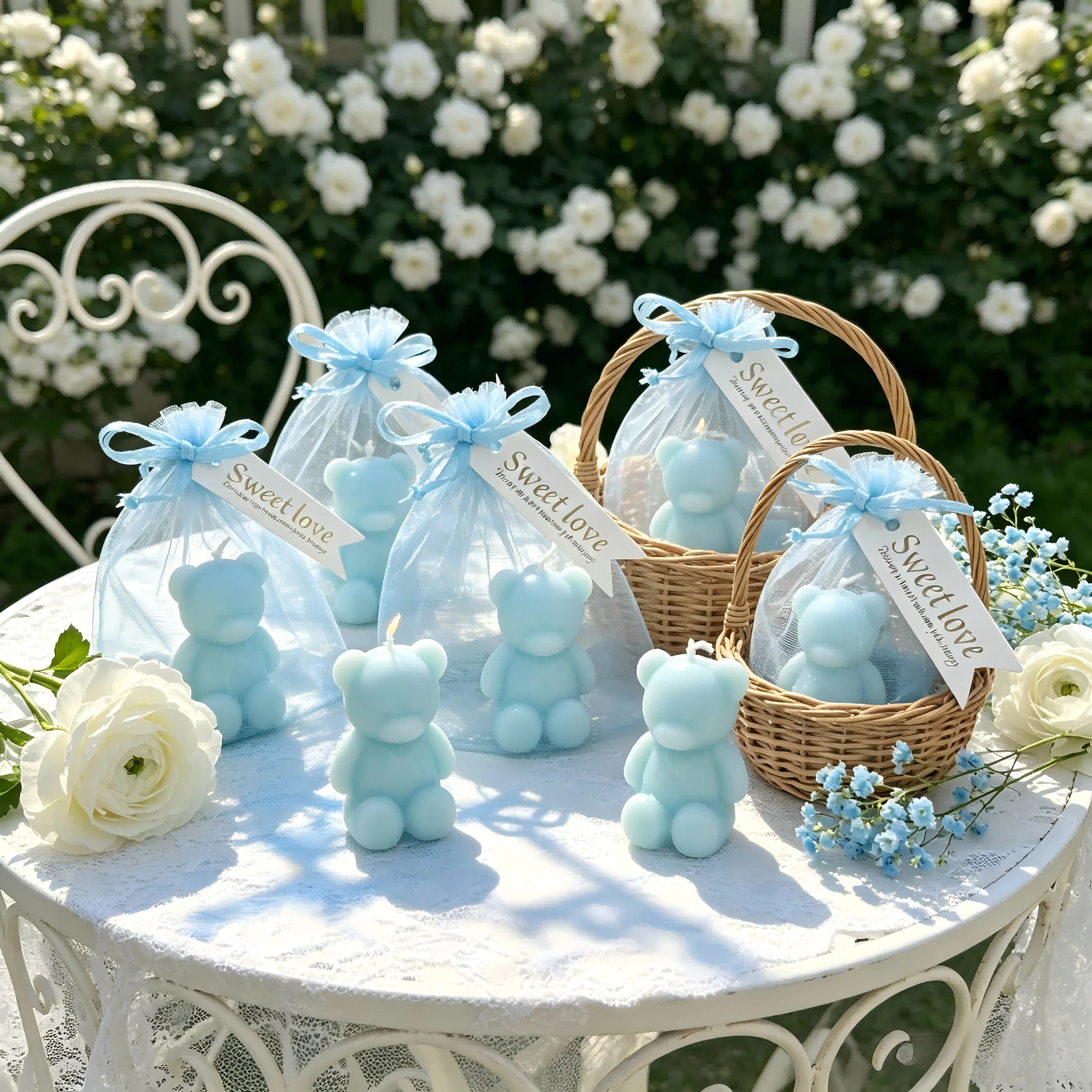 10 Sets Niedliche Blaue Bären- – Scented Candle Set Bewertung und Preis