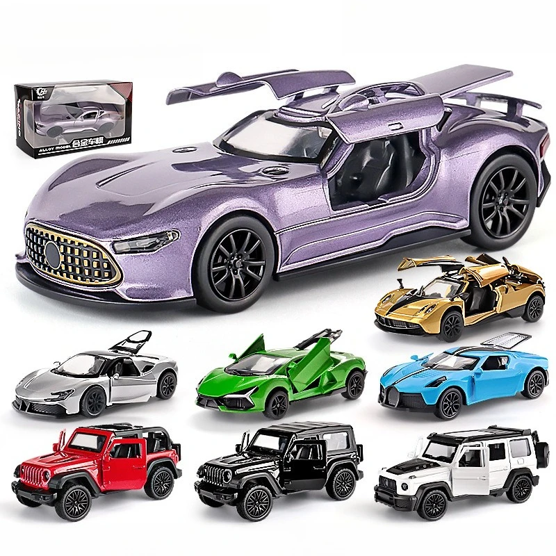 

1:43 AMG VISION GT Sports Car Model Gacha Blind Box Claw Machine Alloy Toy Car Car