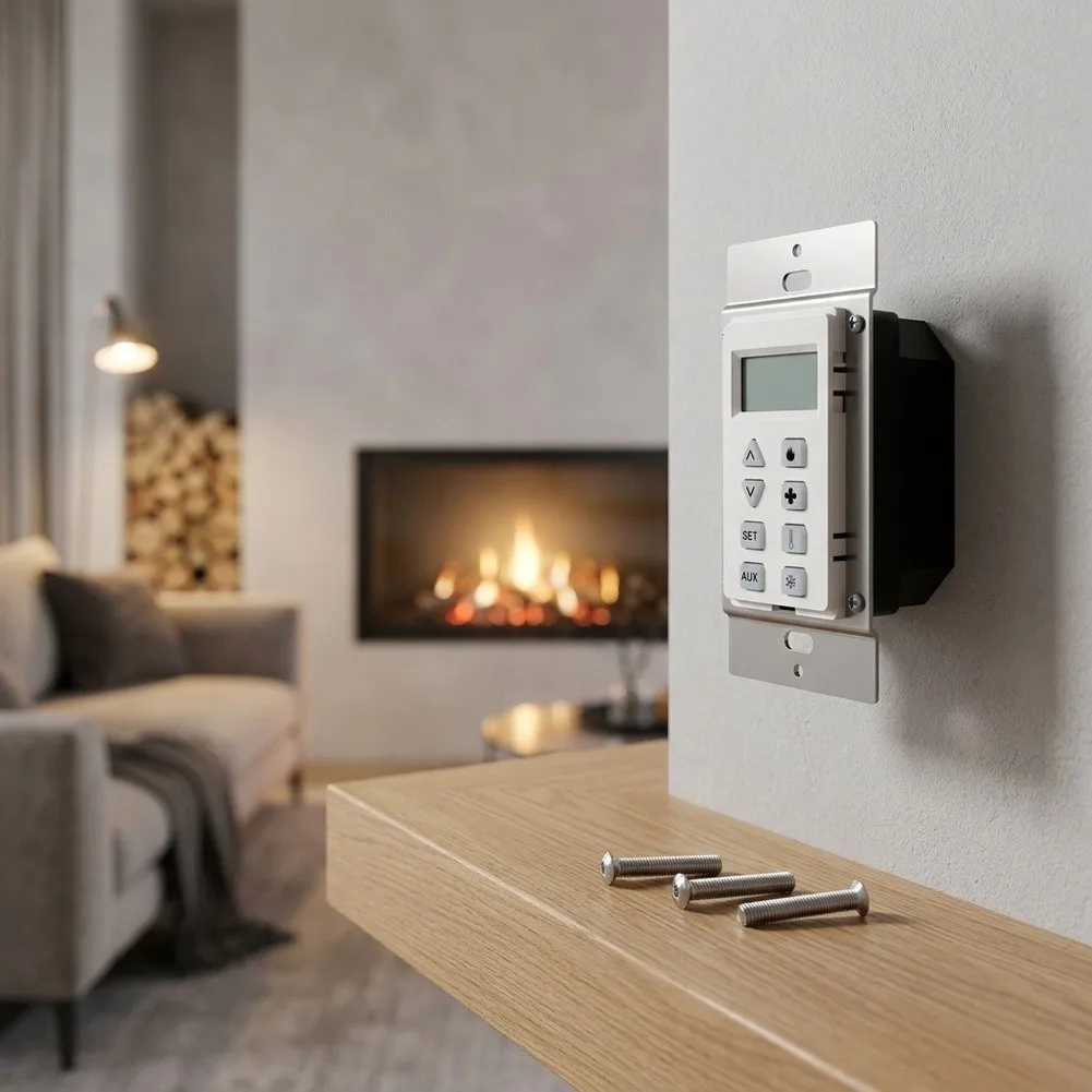 HTI-12-007 Wall Switch Assembly Compatible with For Heatilator Gas Fireplaces SL 550TRLP IPIE SL 750TRLP IPIE SL 950TV IPI F