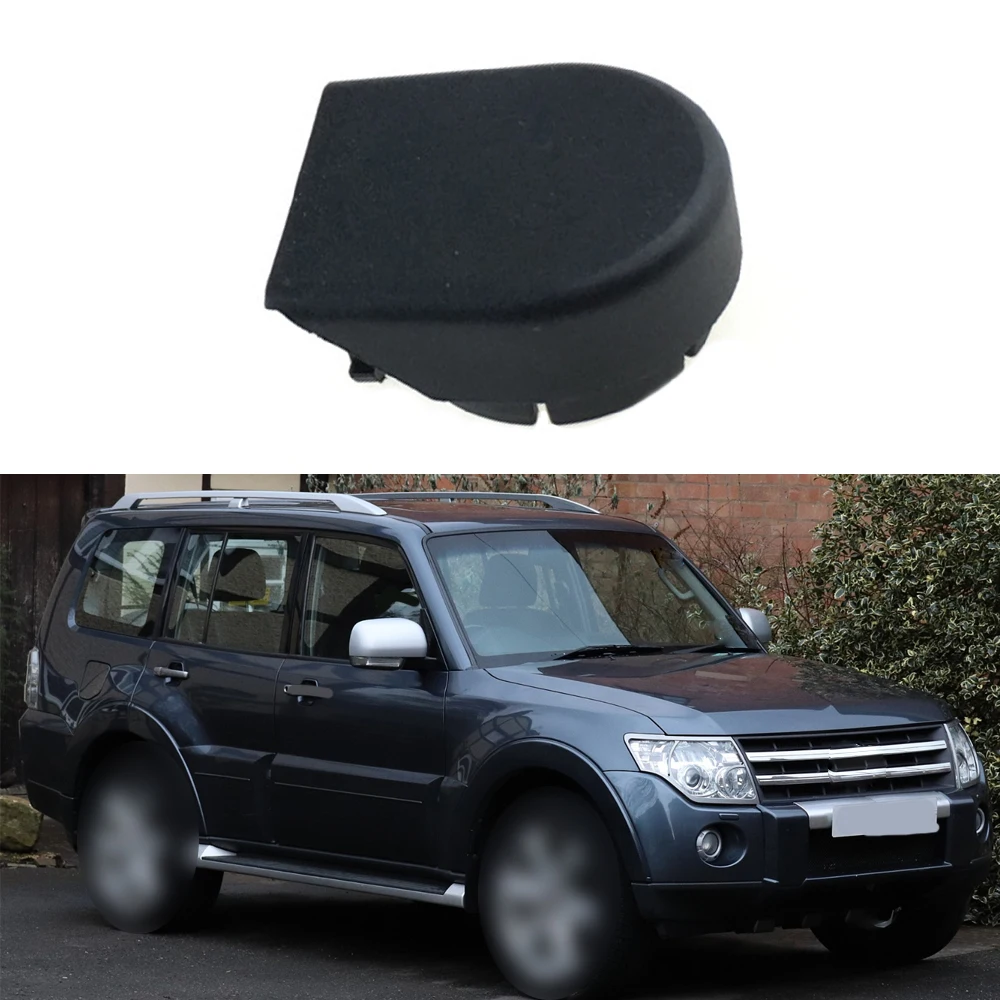 1Pcs Front Wiper Cover Cap For Mitsubishi Lancer ASX Pajero 2013+ 8250A585 Black PBT Durable Material Car Accessories