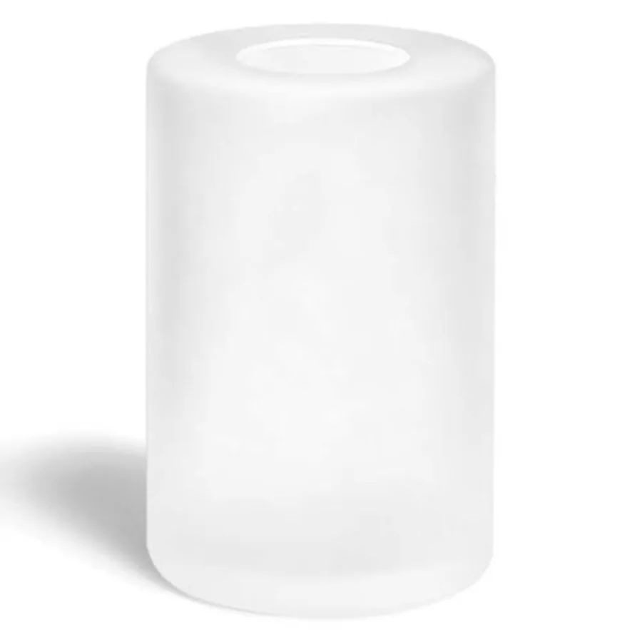 Frosted Glass Lamp Shade Replacement, Cylinder Glass Lamp Cover, 3.88