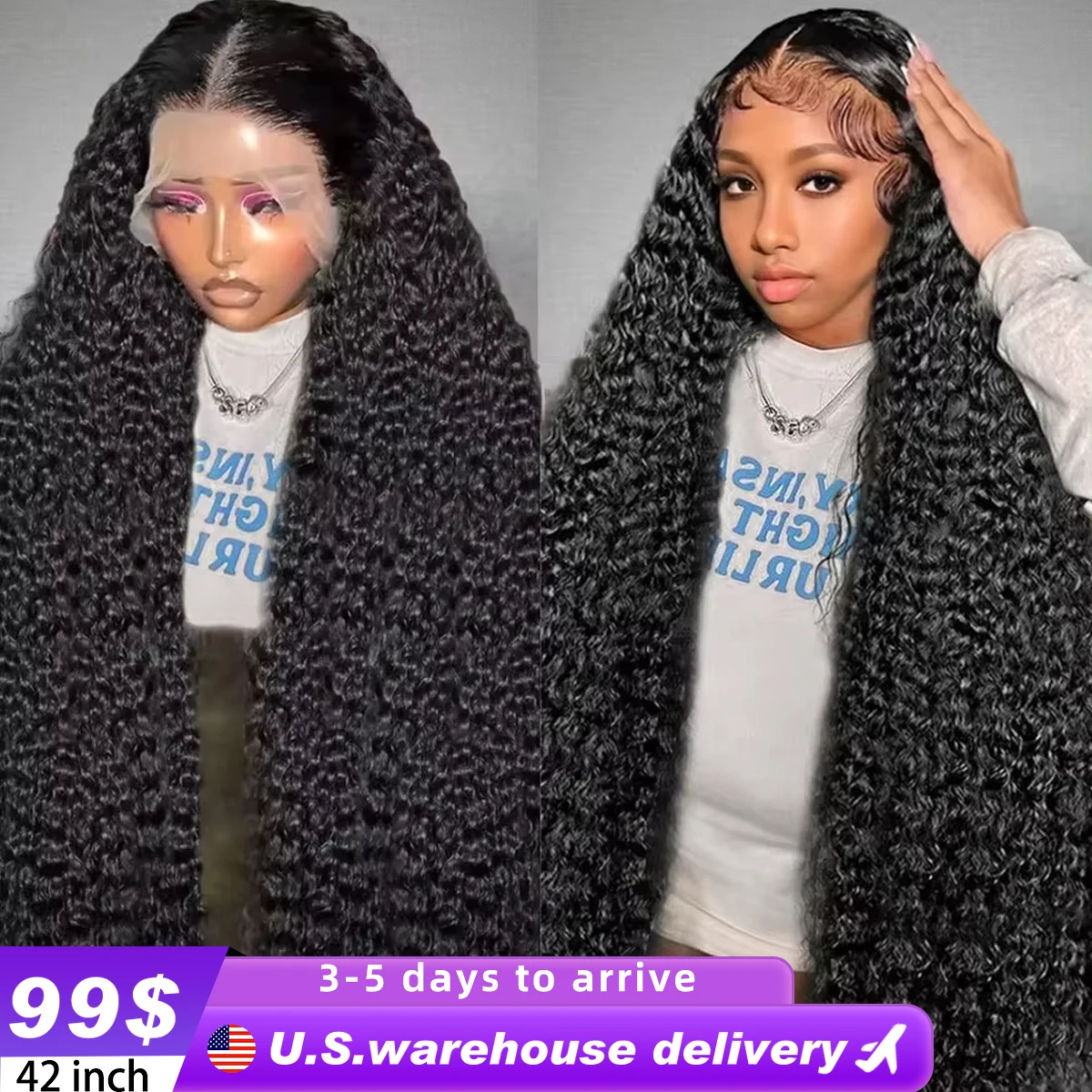 Hd 13x6 Lace Wig Human Hair Curly Wig For Women 38 48 Inch Brazilian Pre Plucked 13x4 Deep Wave Water Wave Lace Frontal Wigs