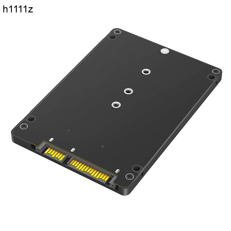 M.2 to SATA3.0 2.5inch External SSD Enclosure Riser with 7mm Plastic Case for 2230 2242 2260 2280 B/B+M Key M2 SATA Protocol SSD