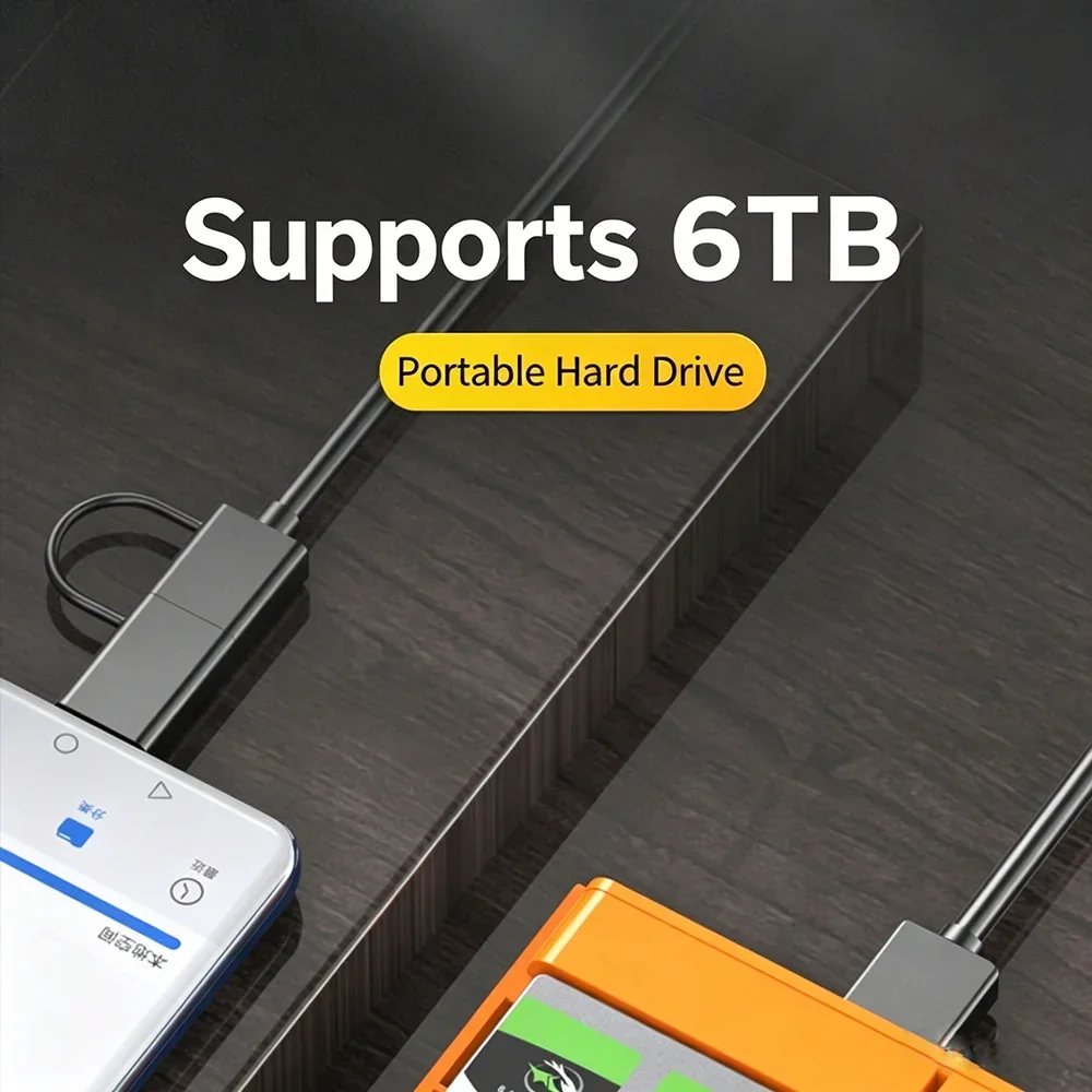 QGeeM USB 3.0 A / Type C to Micro B Cable 5Gbps Cables For External Hard Drive Disk HDD SSD MacBook Samsung Laptops 3A Data Cord