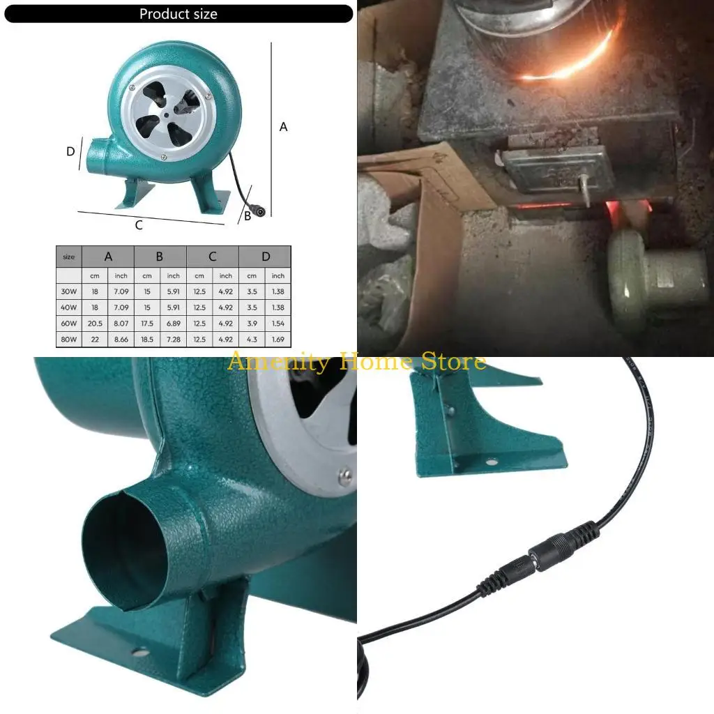 

F26c вентилятор барбекю с вентилятором для барбекю с протоком железной передачи портативная ручная вентиляция для кемпинга для