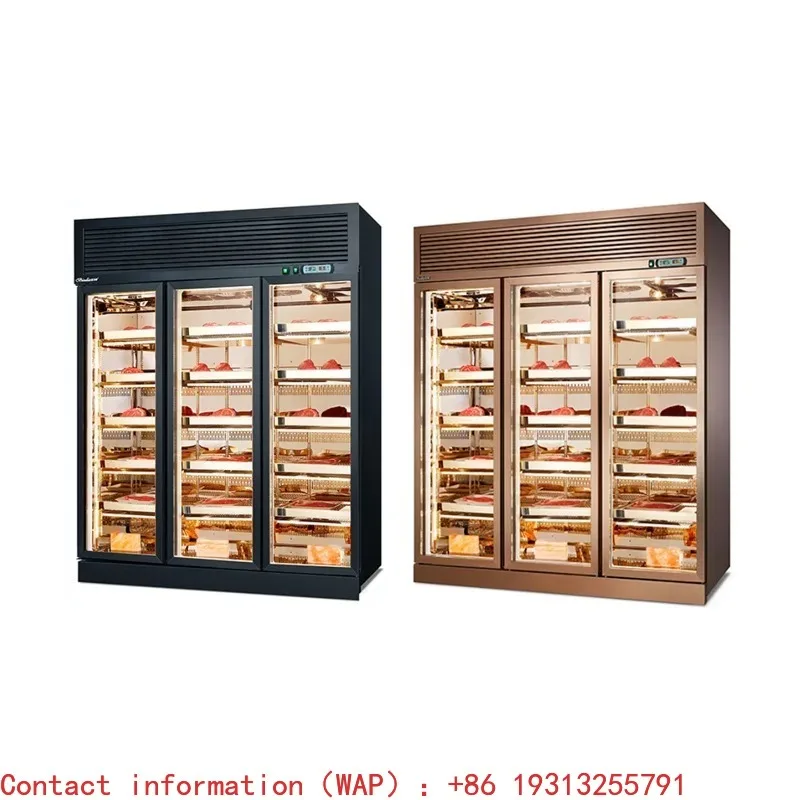 

Commercial Western Restaurant Beef Maturing Cabinet Low Energy Consumption Wet Fresh-keeping Display Drying Cabinet For Steak