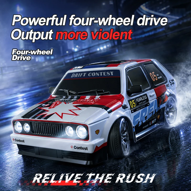 S300 1/24 RC Car 2.4G High Speed Drift 4WD Remote Control Car With Led Light Radio Controlled GTR Racing Model Boy Toy Gift view 6