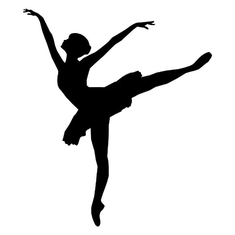 

Ballerina Dance Dancer Car Sticker Vinyl Decal Waterproof Auto Decors on Motorcycle Bumper Rear Window cars accessories tools
