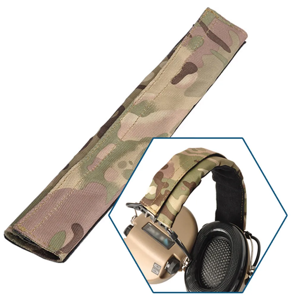 WADSN-auriculares de tiro táctiles Airsoft, soporte de aro de diadema para Comtac II III Series Softair PTT, accesorios para auriculares