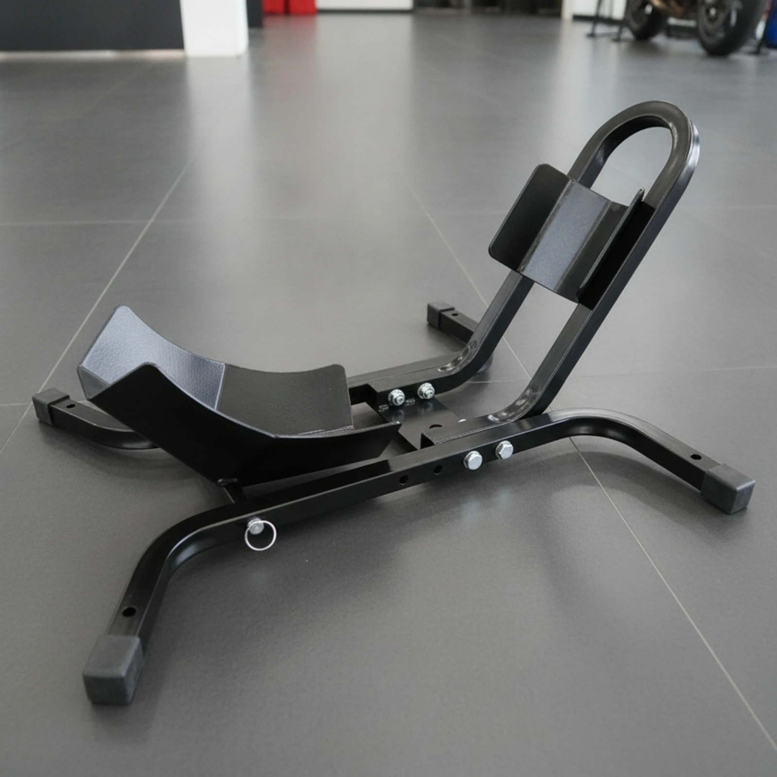 Motorcycle Parking Stand Heavy-Duty Motorcycle Stand with Cradle Powder-Coated Non-Slip for Motorcyclists, Garage, Workshop