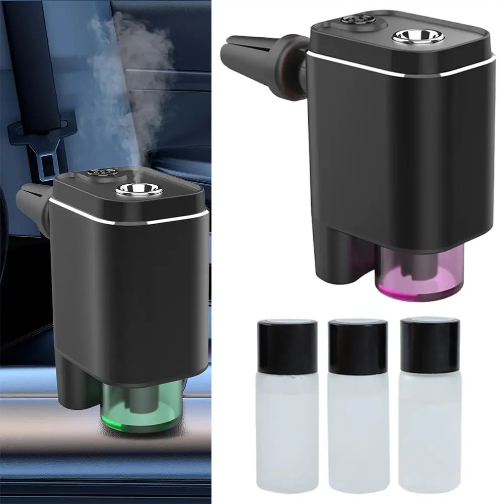 Smart Car Air Aromatherapy Diffuser Fragrance Car Air Fresheners With Three Adjustable Humidifier Essential Oil Diffuser