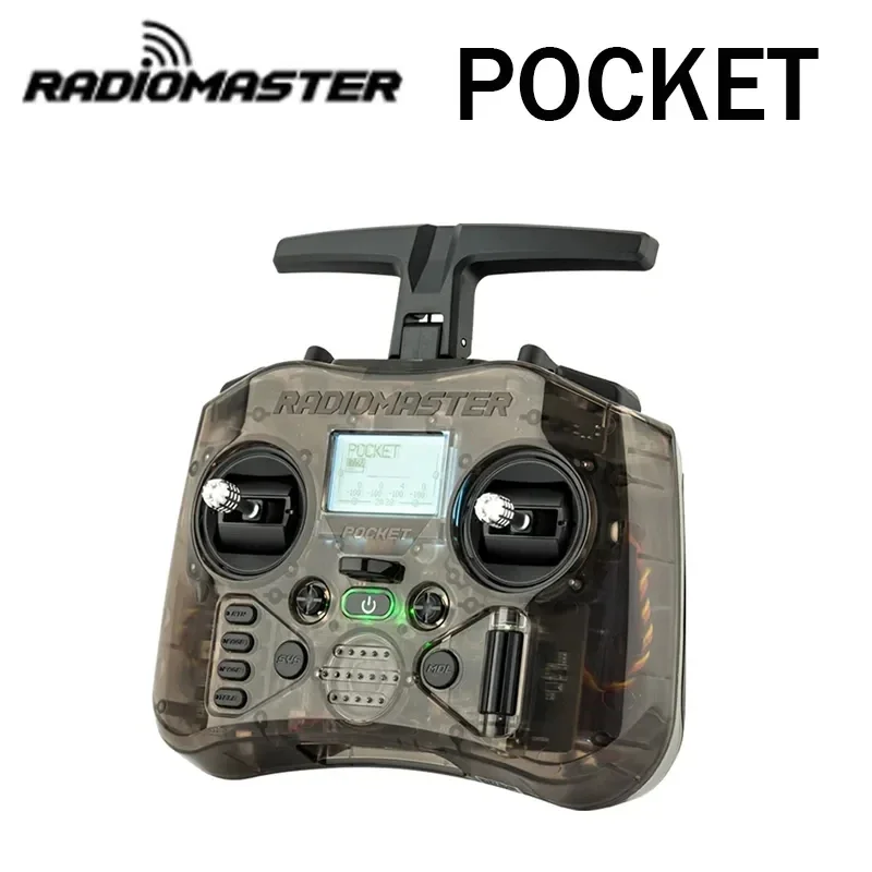 

Radiomaster Pocket Hall ELRS/CC2500 Transmitter Remote Small Portable Collapsible Antenna Detachable Rocker M2 FCC