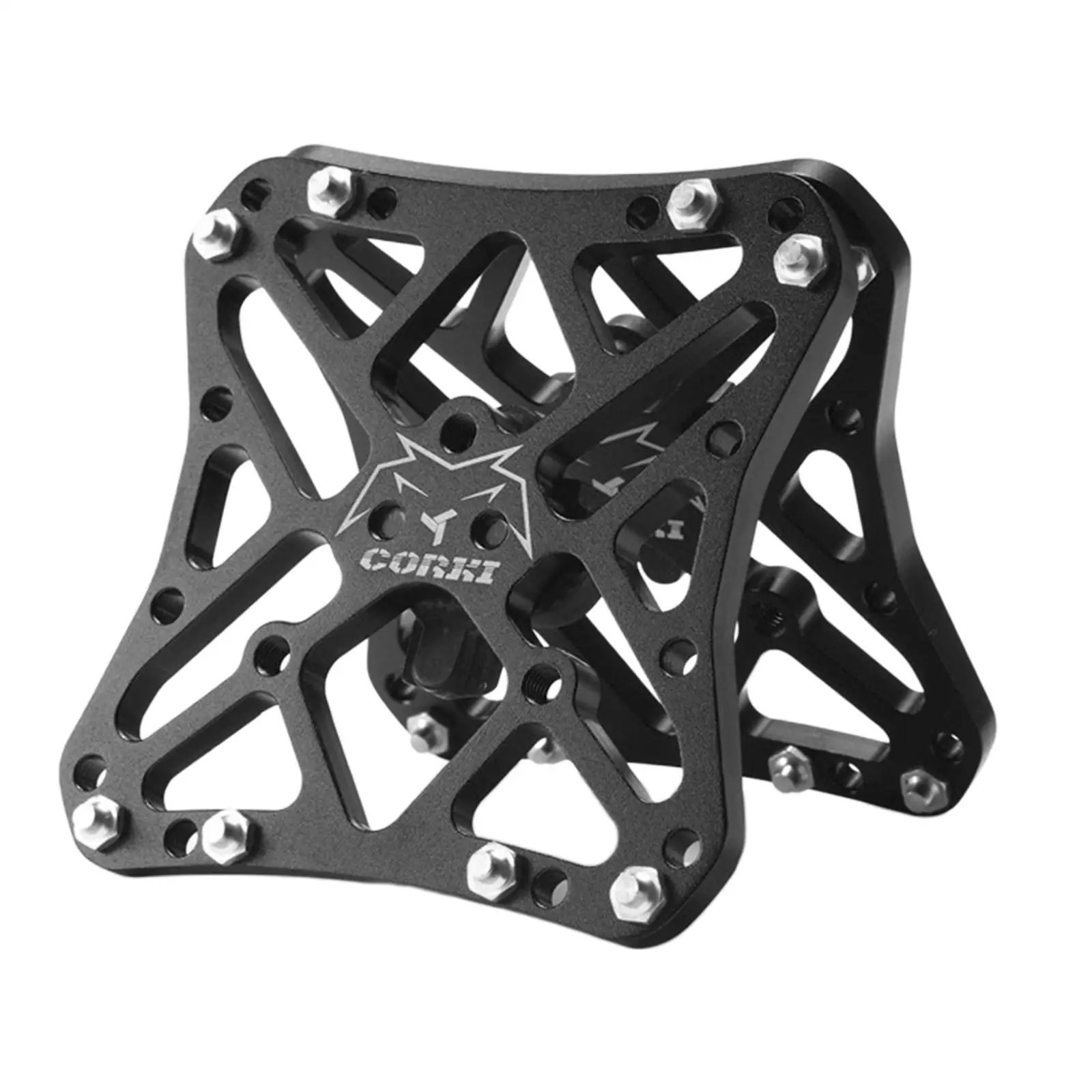 Quick Release Cycling Cleats Cover Adaptor for Road Bike Pedals Converts Clipless to Flat Platform for Comfort Ride