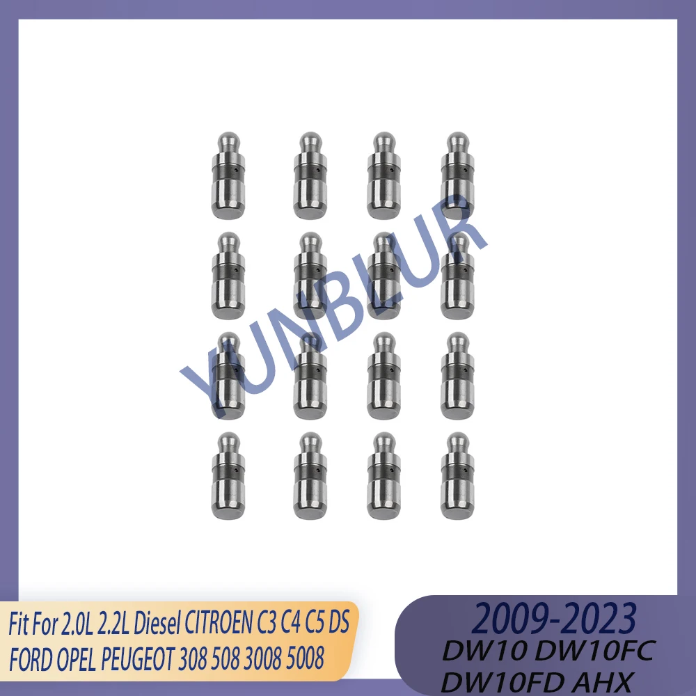 Engine Valve Lifter Rocker Arm Kit Fit 2.0 2.2 L DW10 Diesel 09-23 For CITROEN C3 C4 C5 DS FORD OPEL PEUGEOT 308 508 3008 5008