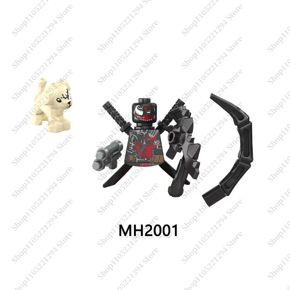 Marvel Bausteine Spielzeug MINI Brick Toys Captain America Black Panther Wanda Maximoff Zusammenbaubare Puppen Spielzeug Urlaubsgeschenke