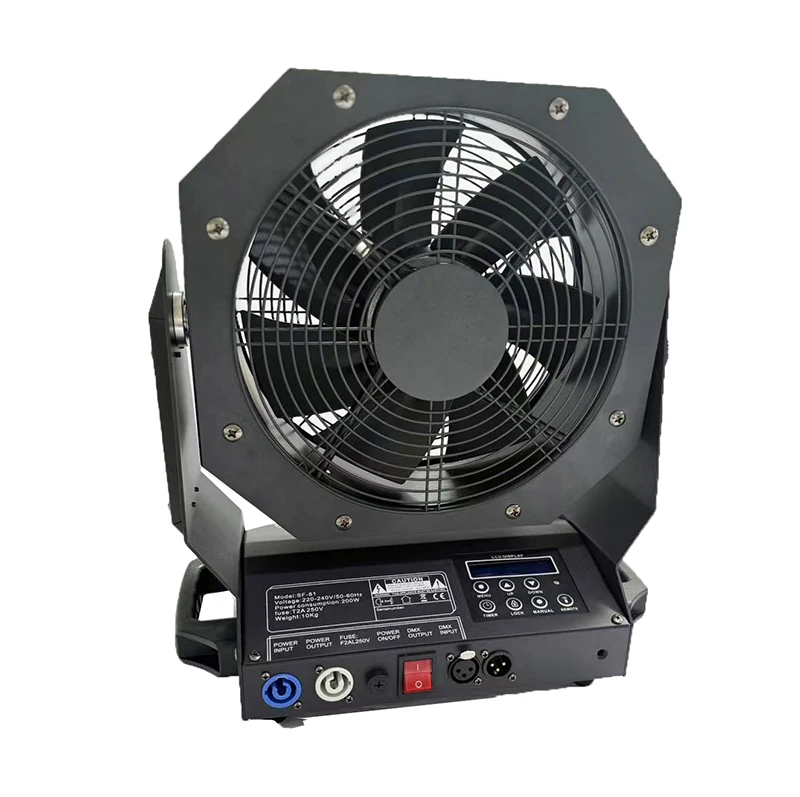 المرحلة Dj DMX مروحة الضباب الدخان فقاعة تهب فقاعات الدخان فقاعة مروحة رذاذ آلة الضباب الثلوج للمرحلة #2