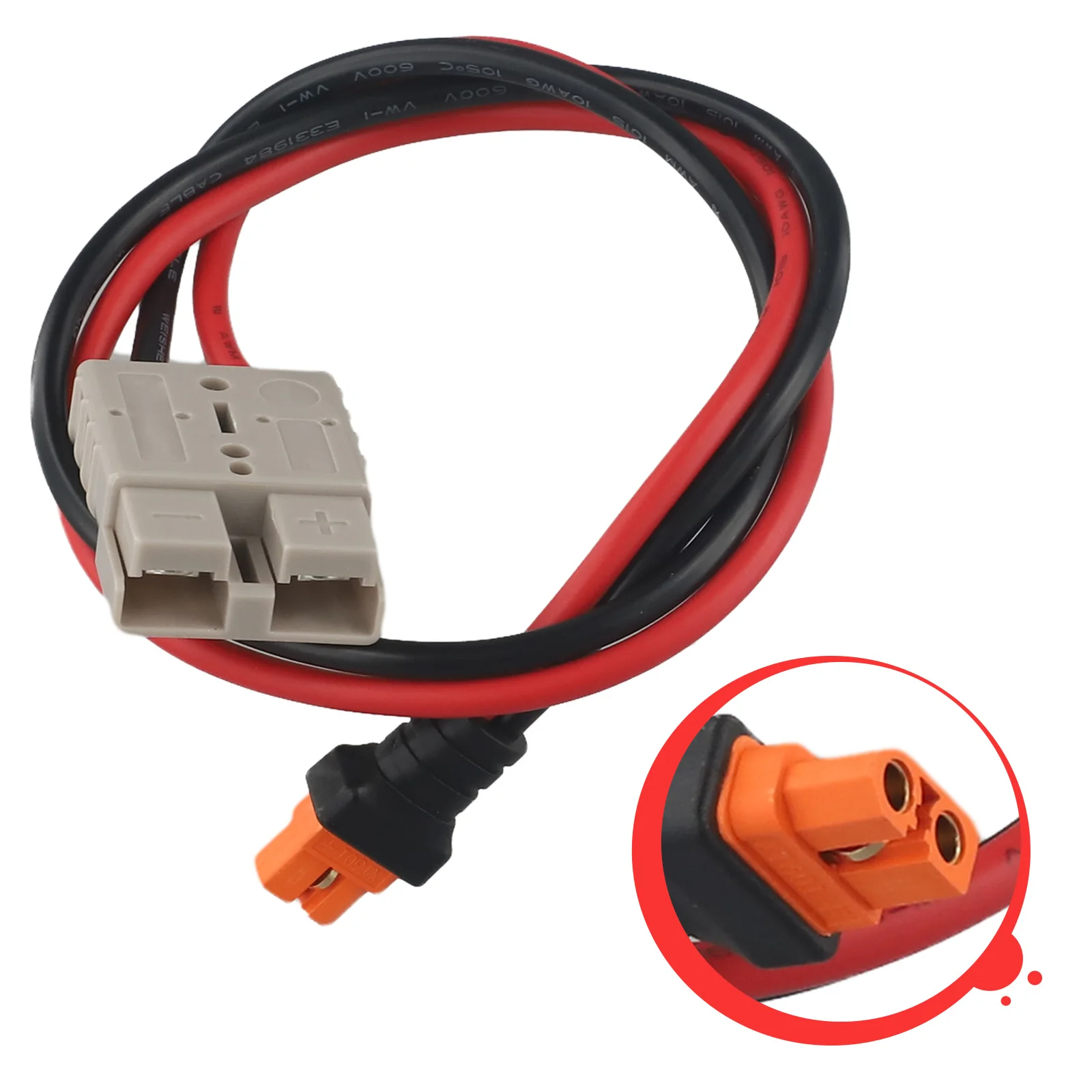 

1x50A 10AWG адаптерный кабель портативная электростанция для разъема Anderson ToXT60i электрооборудование инструмент на складе оптовая продажа