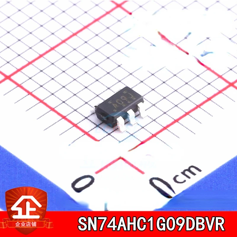 

10 шт., новые и оригинальные чипы SN74AHC1G09DBVR SOT23-5, трафаретная печать: A09 сетка/Инверторные чипы SN74AHC1G09DBVR SOT23-5 A09