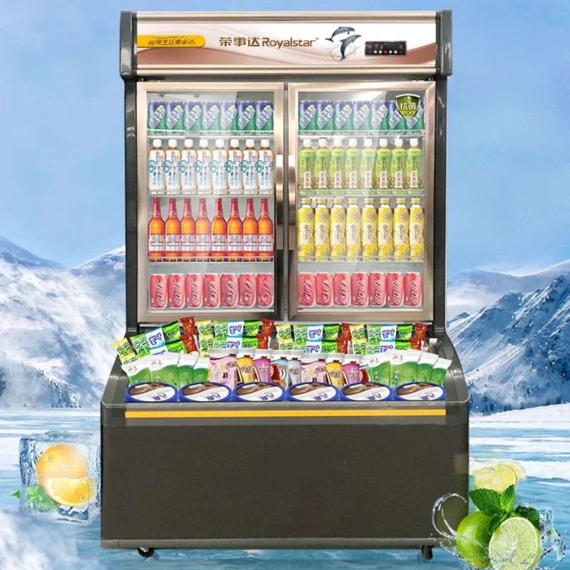 

Convenience Store Refrigerated Cabinet Freezer Supermarket Vertical Ice Cream Drink Preservation Cabinet