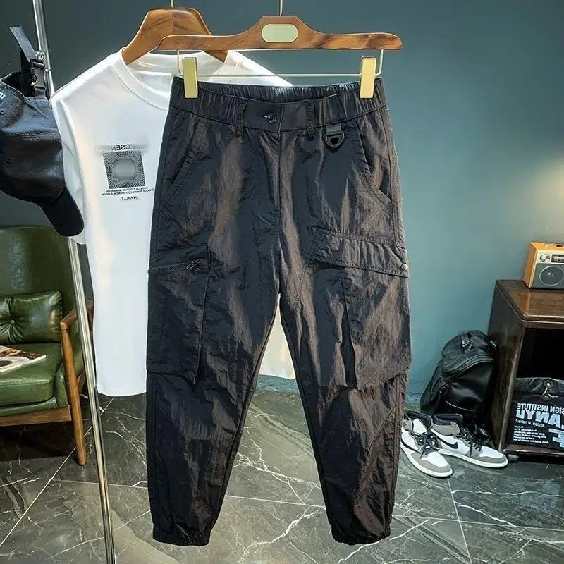

plus Size Casual Workwear Pants Men Loose Long Trousers Extra Large Fit Faionable Brand Spring Summer 300 Pou