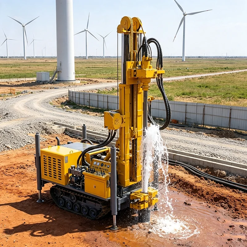 DTH Water Well Drilling Rig 230m Air Flush Borehole Drilling Equipment for Agricultural Irrigation Borehole