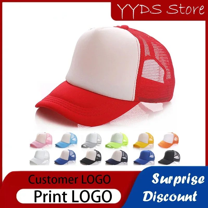 

Customized Printing Logo Baseball Caps Peaked Caps Ladies Mens Kids Parent-Child Hip Hop Caps Outdoor Sunscreen Hats Text Gifts