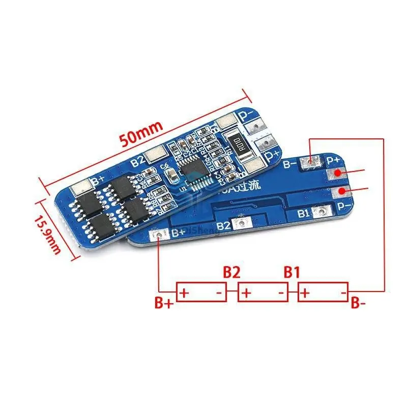 1S 2S 3S 4S 3A 20A 30A Li-ion Lithium Battery 18650 Charger PCB BMS Protection Board For Drill Motor Lipo Cell Module 5S 6S