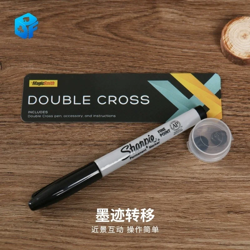 

Double Cross By Mark Southworth (1 X Stamper + 1 Heart Stamper) Magic Trick Magician Close Up Illusion Magia Mentalism Gimmick