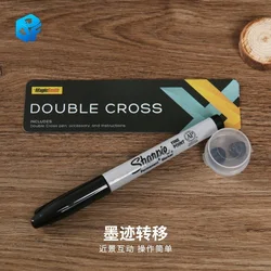 Double Cross By Mark Southworth (1 X Stamper + 1 Heart Stamper) Magic Trick mago Close Up Illusion Magia Mentalism Gimmick