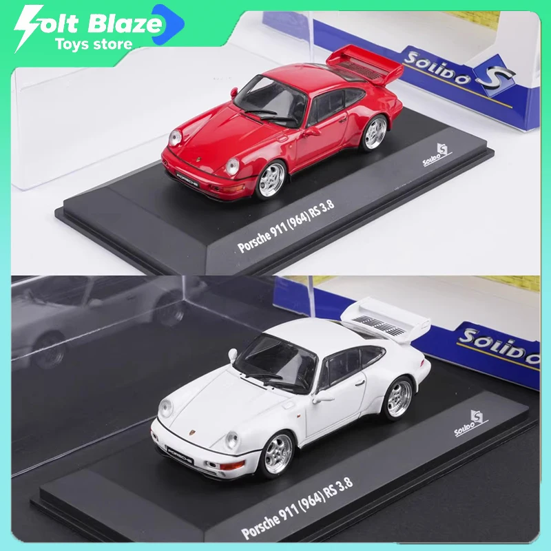 

Модель автомобиля Solido 1/43 Porsche 964 RS 3.8 1994 из литого сплава, имитационная модель, игрушка для мальчиков, коллекционный подарок