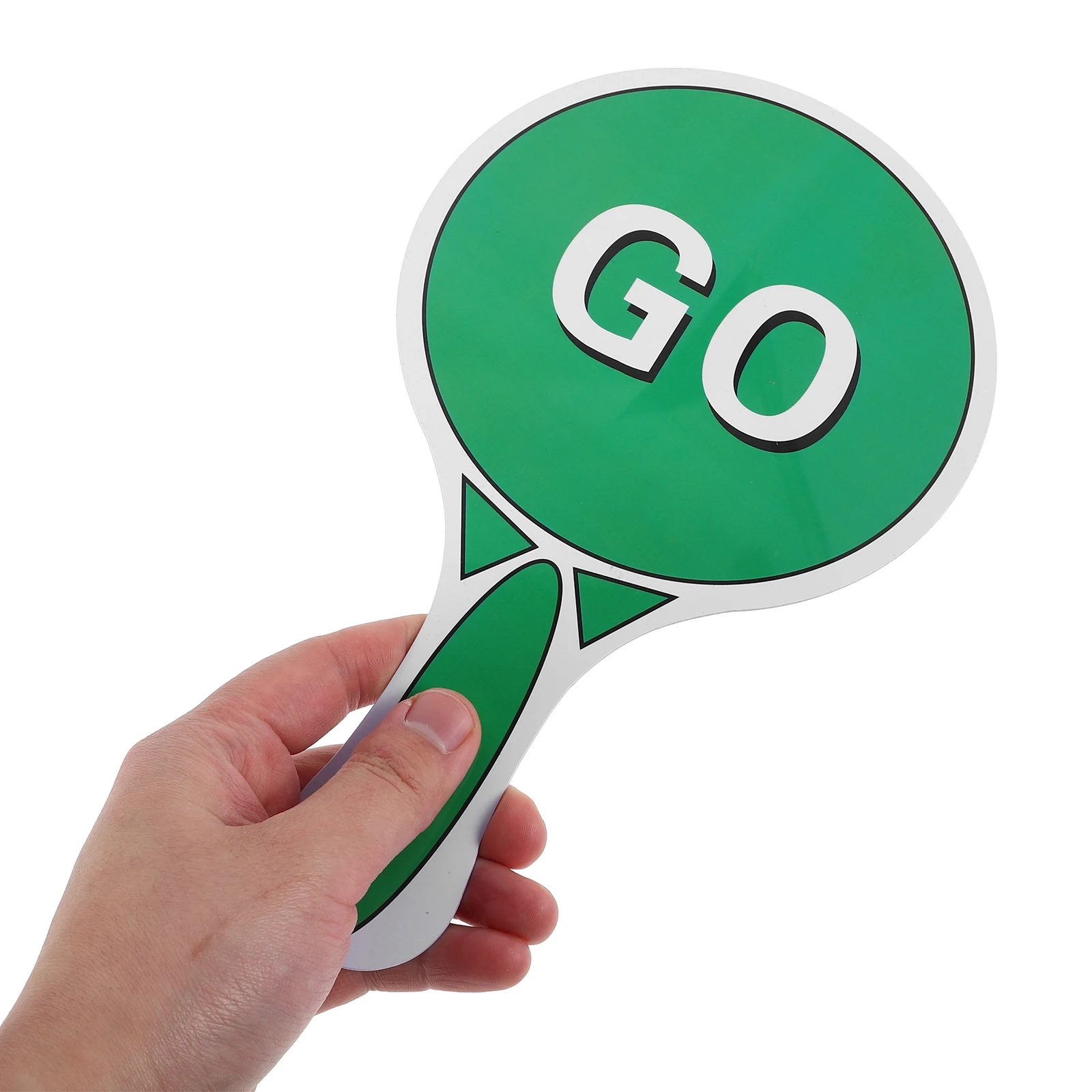 Educational Traffic Safety Signs for Kids Classroom Decor Handheld Caution Game Board Stop Signal Toy Kindergarten Learning Tool