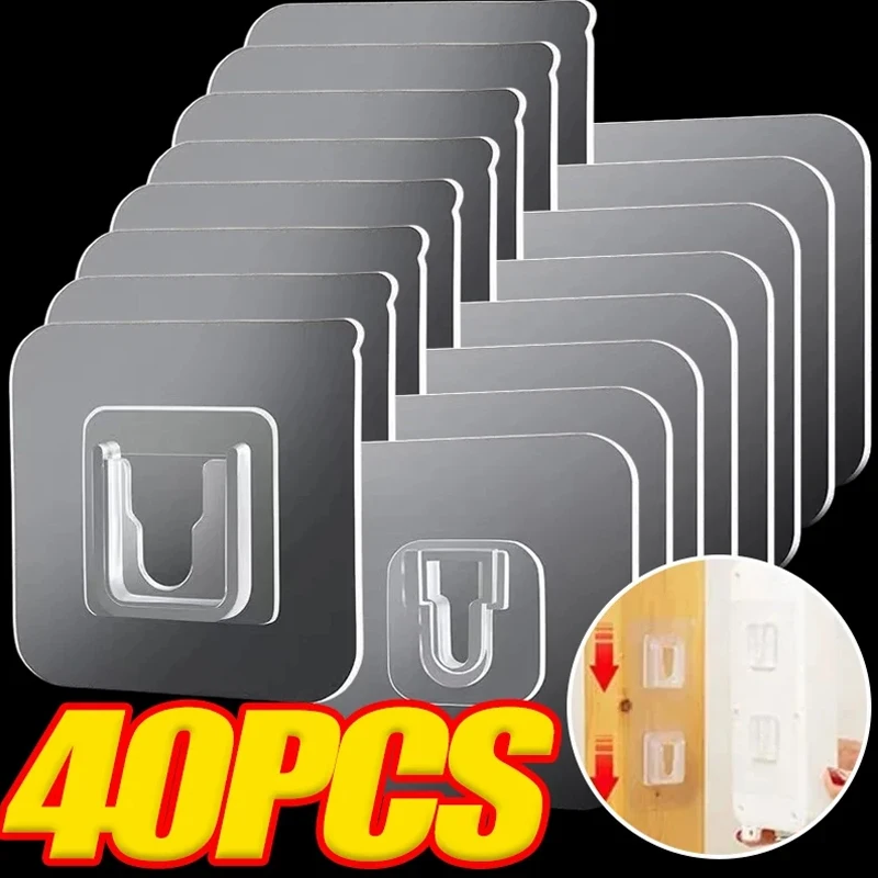 

40/2 шт., настенные крючки на присоске