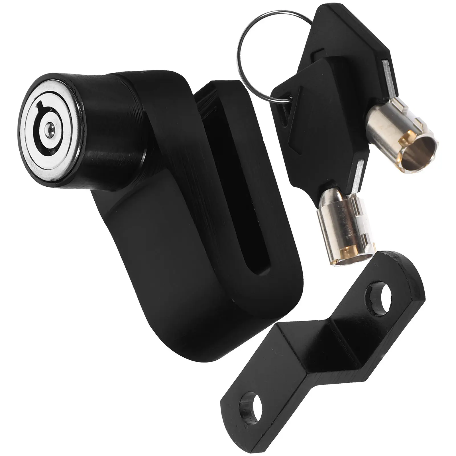 

1 комплект портативных противоугонных замков для тормозов, высокопрочные, термостойкие, для мотоциклов, велосипедов, скутеров, защита от кражи