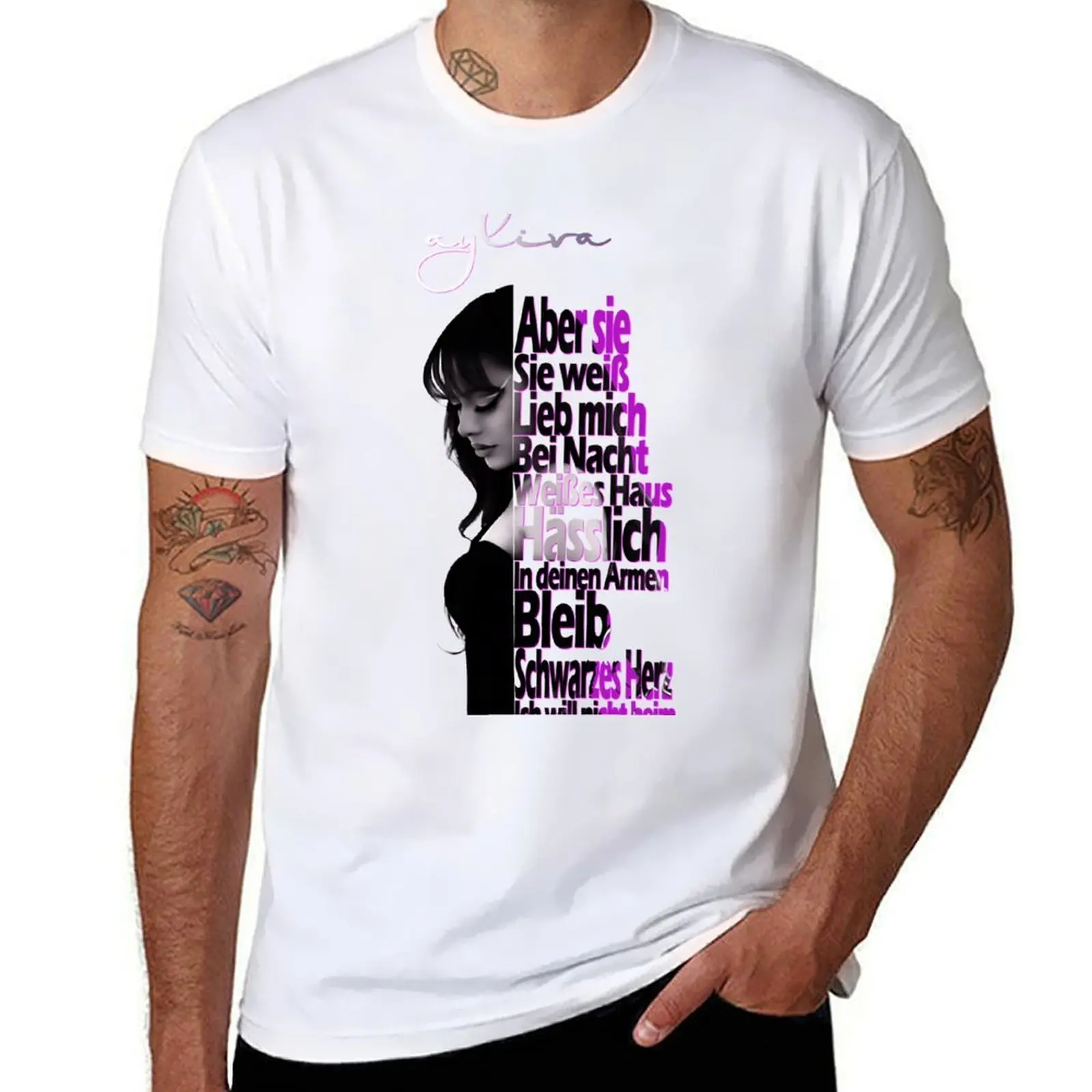 

ayliva konzert 2024 Frankfurt T-Shirt men t shirt cotton 100% t shirts with prints T-Shirt