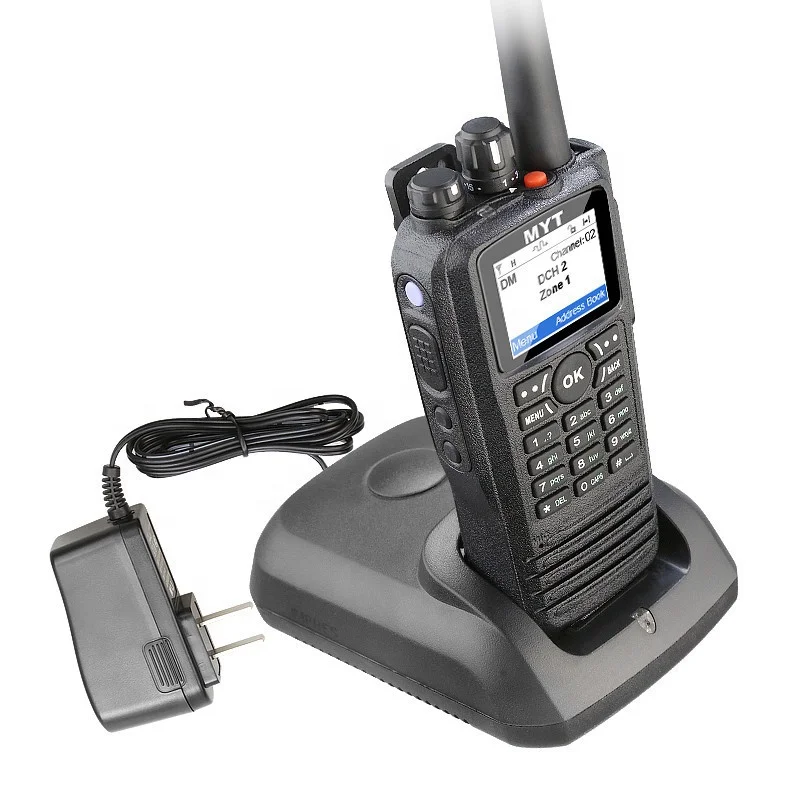 AES256 Encryption XIR P8260 DP3400 TDMA Digital DMR GPS Walkie talkie DM-8000 with display Compatible XIR R8200 DEP450 DP1400