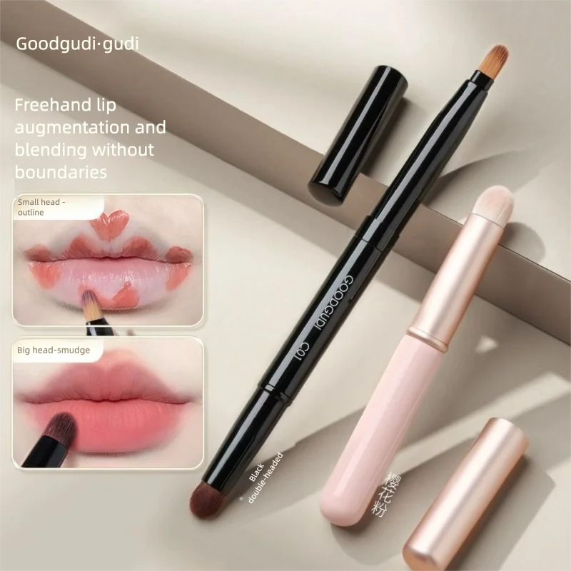 

Goody Dual-Head Retractable Lipstick Portable Lip Liner with Small Brush Cap Included Blending Makeup Tool