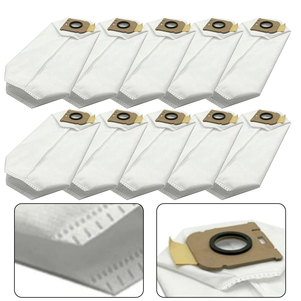 10 Dust Bags Compatible with For DREAME Z20 for Station Robot Vacuum Cleaner Using Dual Layer Filtration Construction