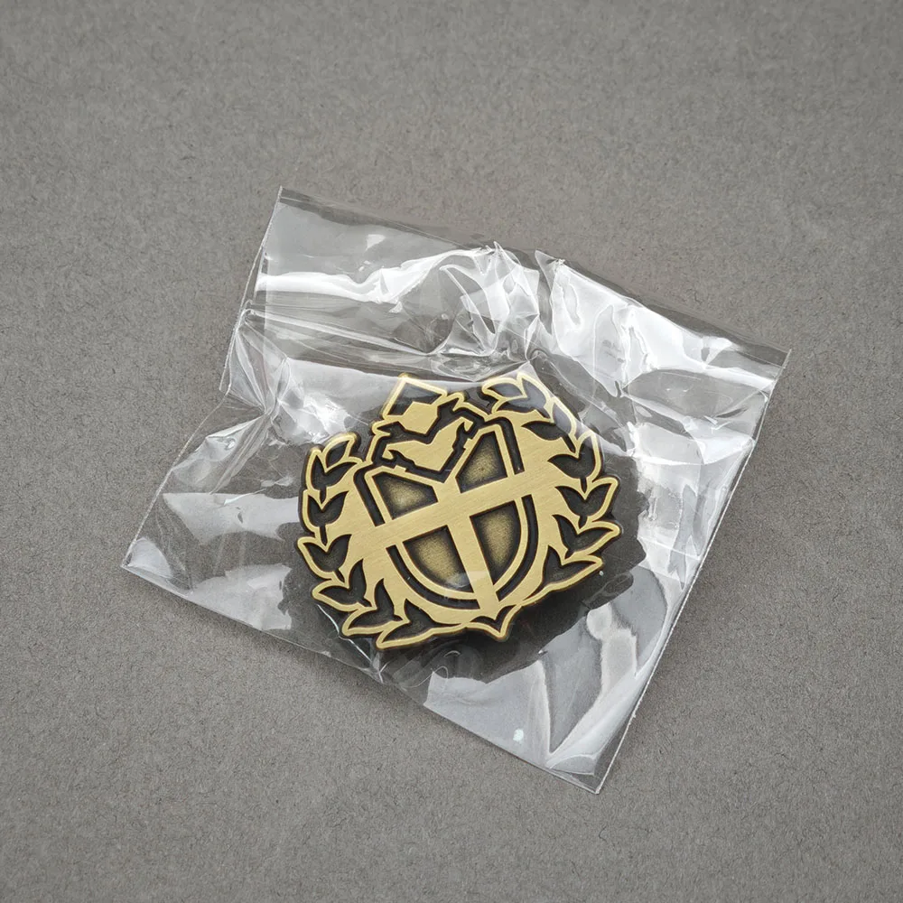 Azur Lane Sardegna Empire Metall-Emaille-Anstecknadel, Spiel-Cosplay-Schild-Abzeichen, Lorbeerkranz-Brosche, Reversnadeln, Anime-Fan-Geschenk, Itabag – Detail 12