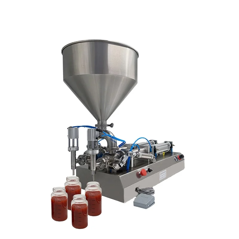 100-1000 ml Pneumatic Piston Filler Semi-Automatic Paste Dispenser