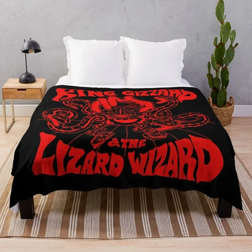 

Gizzverse Red (CHECK OUT MORE GIZZ MERCH ON MY PROFILE) Throw Blanket Blankets For Baby Bed covers Blankets