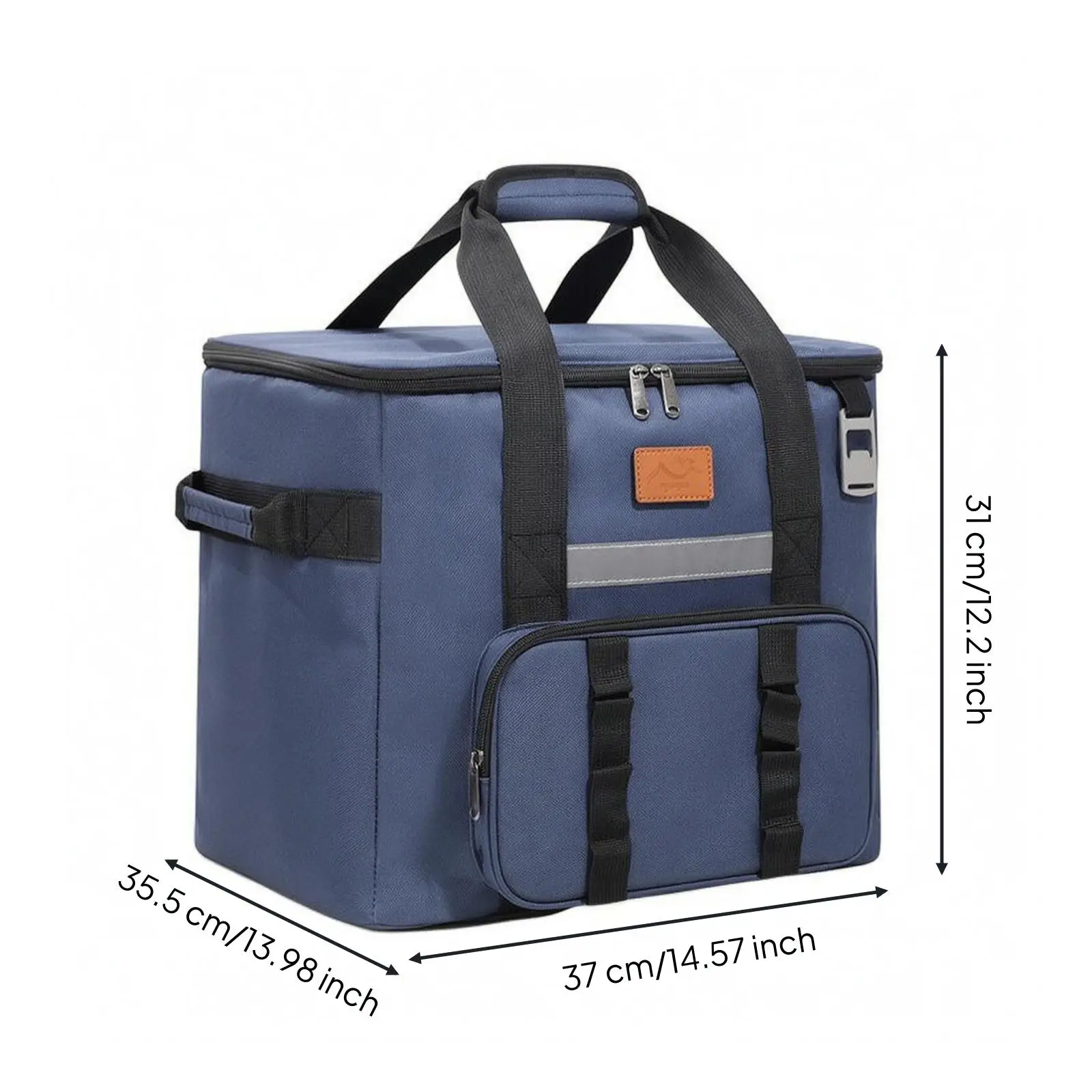 Portable Folding Insulated Contain Bag Oxford Cloth Lunch Cooler for Camping Picnic Travel Storage view 5