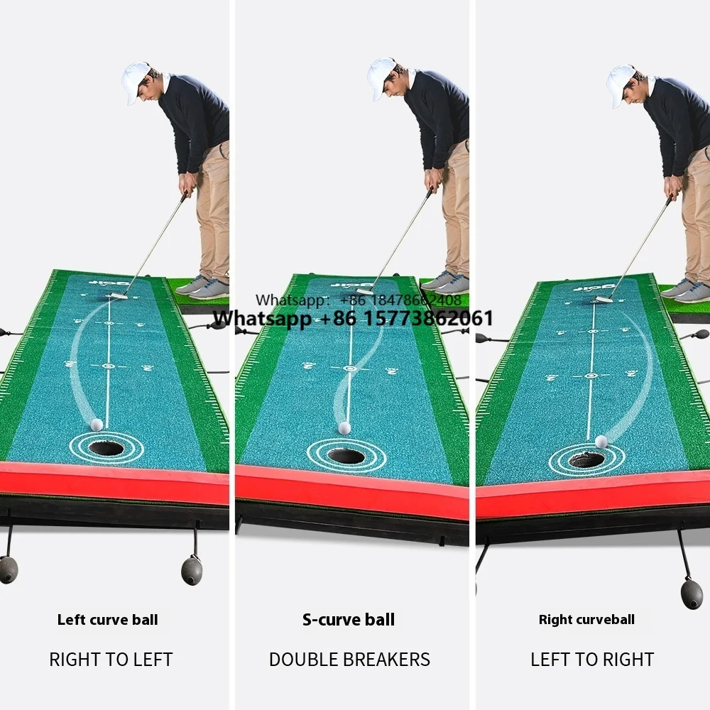 

Регулируемый по наклону многофункциональный тренажер для гольфа (для левшей и правшей), портативный набор для тренировок в помещении, складной, из материала EVA