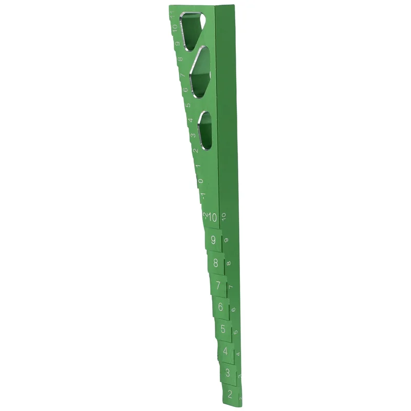 RC Model Car Metal Ride Height Droop Gauge Adjuster Ruler Measuring Tool for 1/8 1/10 1/12 RC Car,Green