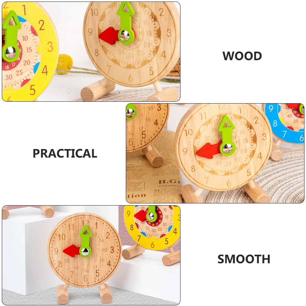 

Wood Number Clock Cognition Plaything for Kids Hand Eye Coordination Logical Ability Learning Shape Recognition
