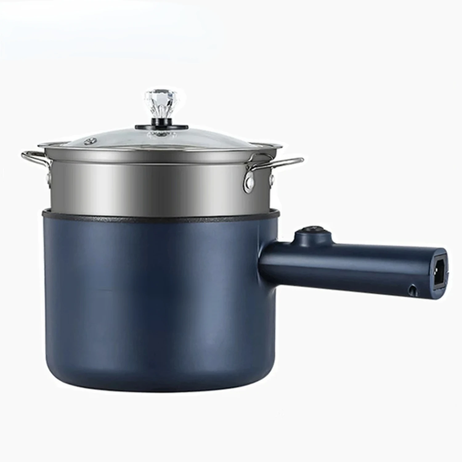 

Mini Cooker Multi- All-In-One Pot Double Layer Household Noodle Cooker Non-Stick Hot Pot Kitchen Tool