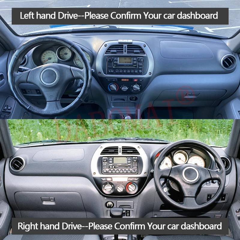 Dashboard Cover Protective Pad for Toyota RAV4 XA20 MK2 2000 2001 2002 2003 2004 2005 Car Dash Board Sunshade Anti-UV Carpet view 2
