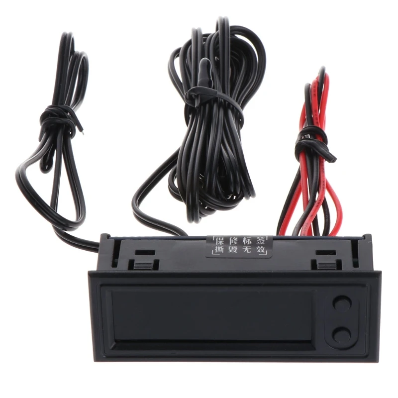 DIY Multifunction Clock Car Temperature Battery Voltmeter 12V