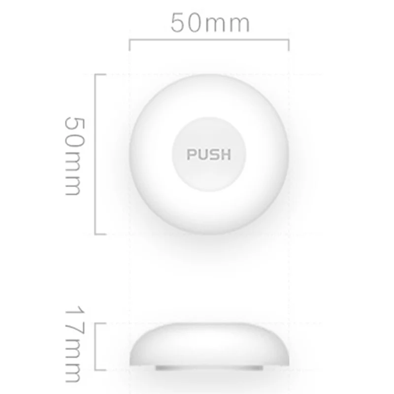 -AT52 Tuya Smart Life Zigbee إنذار بمفتاح واحد SOS زر اتصال الطوارئ زر الطوارئ اللاسلكي تطبيق الحياة الذكية التحكم عن بعد